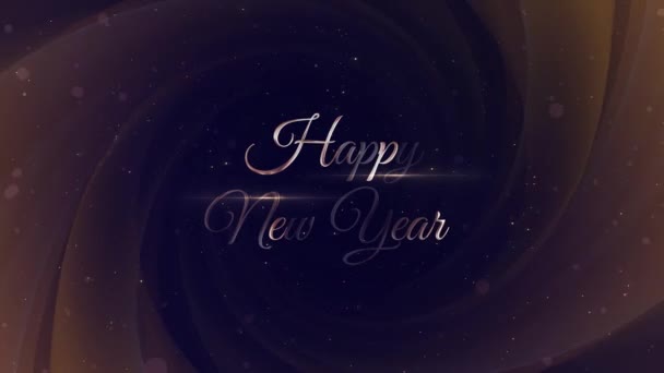 Happy New Year New Year 2023 Christmas Logo — Stockvideo