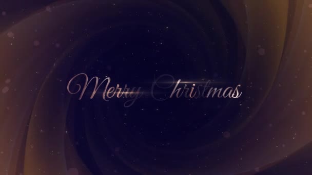 Merry Christmas New Year 2023 Christmas Logo — Vídeo de Stock