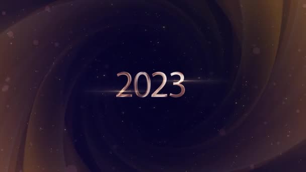 New Year Date 2023 New Year 2023 Christmas — Stockvideo