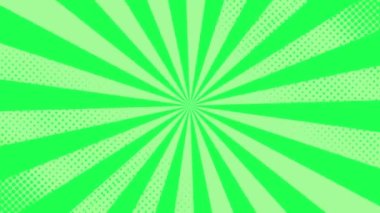 Pop art background, green background, green cartoon background
