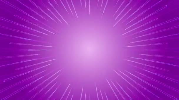 Purple Cartoon Background Background Stripes Neon Portal Speed — Video Stock