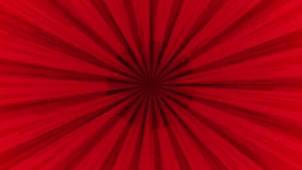 Red Cartoon Background Background Stripes Neon Portal Speed — 图库视频影像