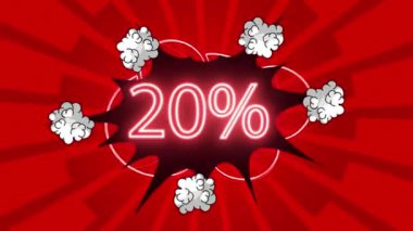 Neon logosu% 20 indirim, satış, çevrimiçi mağaza, Kara Cuma