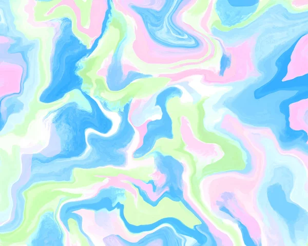 Fondo abstracto con efecto de pintura acrílica de mármol. Colorido vector de textura para el diseño moderno. — Archivo Imágenes Vectoriales