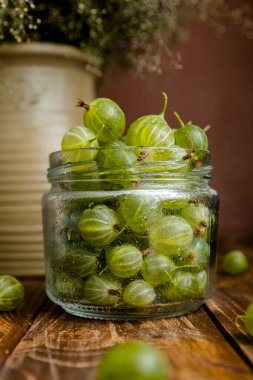 Gooseberry. Gooseberries. Gooseberry on a table. gooseberries on a table. Berries on a table
