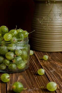 Gooseberry. Gooseberries. Gooseberry on a table. gooseberries on a table. Berries on a table