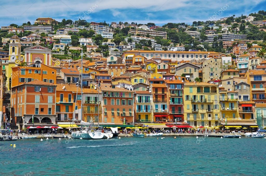 Villefranche-sur-Mer on the French Riviera — Stock Photo ...