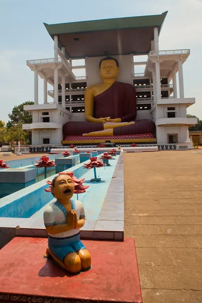 马特勒，斯里兰卡的 weherahena 佛教寺院. — 图库照片