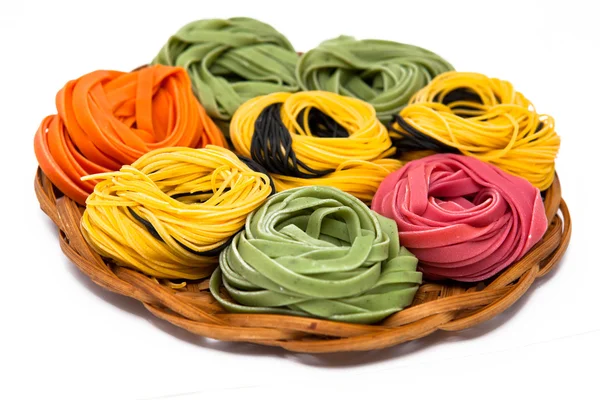 Colorida tagliatelle — Foto de Stock