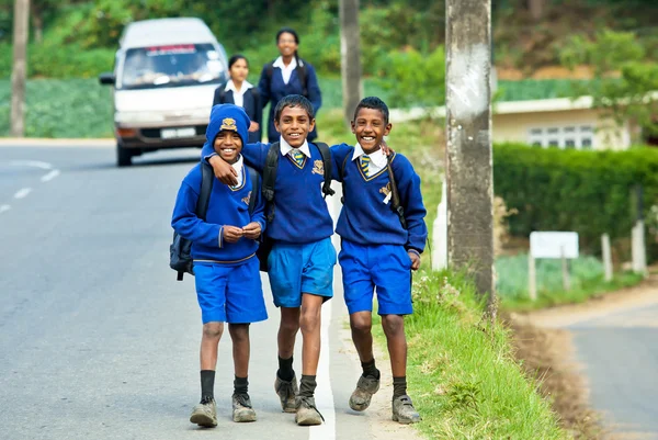 Children in school uniform — Stock Photo, Image