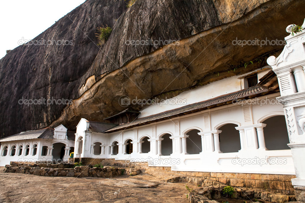 Cave temple in Dambulla, Sri Lanka