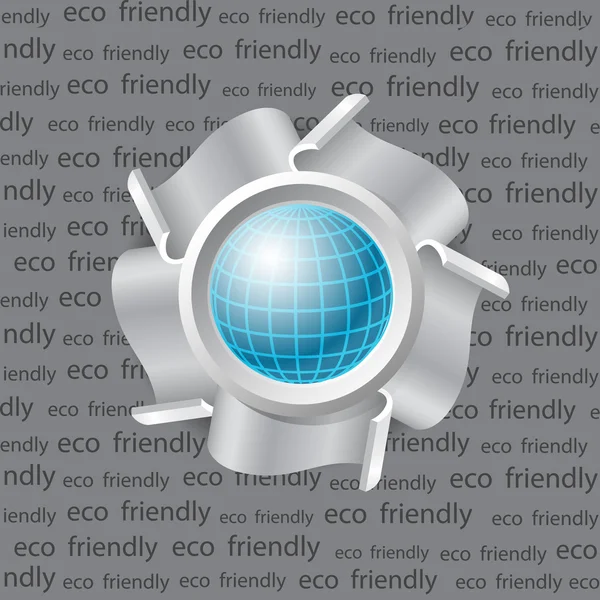 Ecology vector icon — Stock Vector