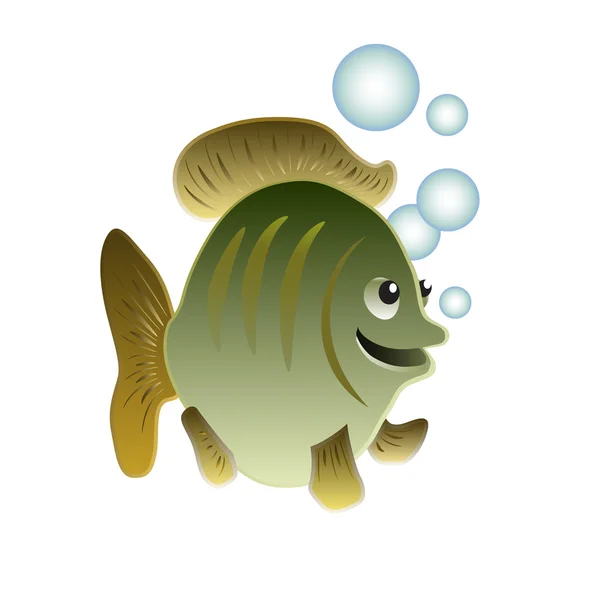 Смешная рыба — стоковый вектор