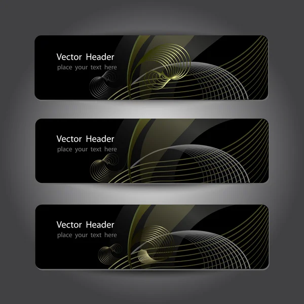Header design — Stock Vector