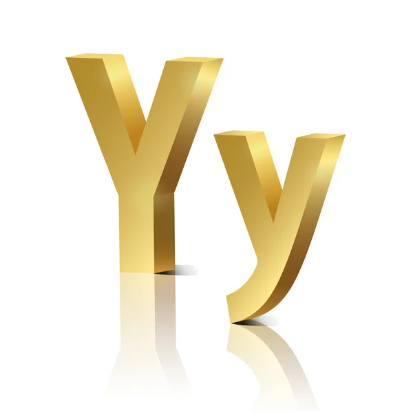 Letter Y — Stock Vector