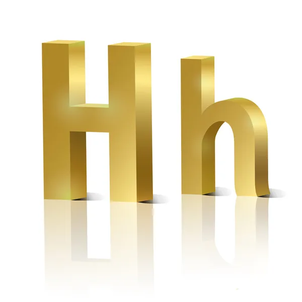 Літера h — стоковий вектор