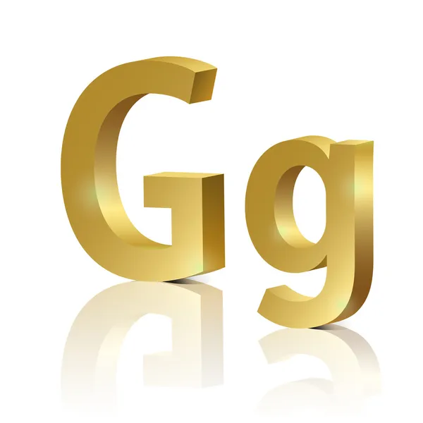 Letter G — Stock Vector