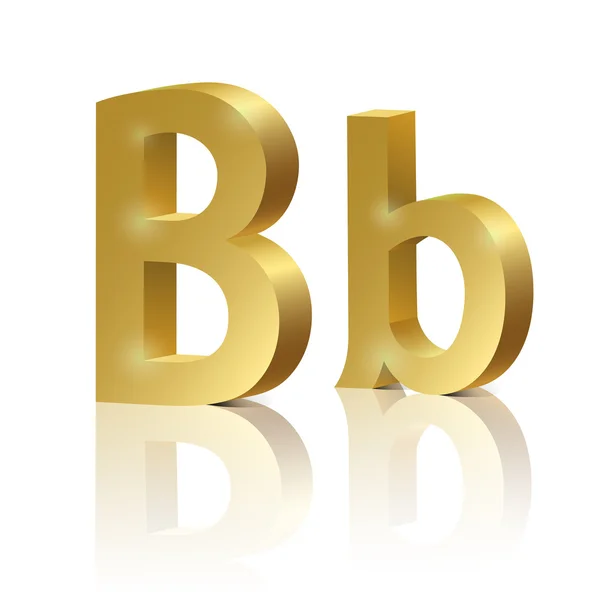 Letter B — Stock Vector