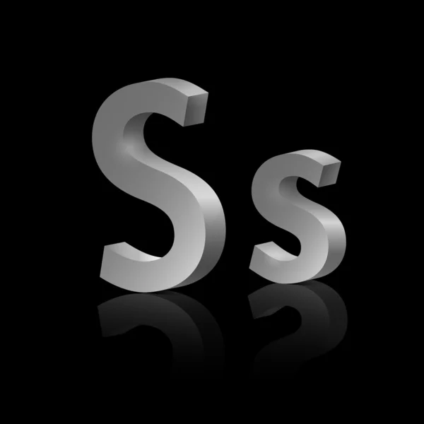Lettre vectorielle S — Image vectorielle
