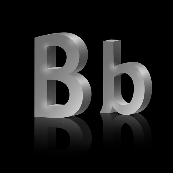 ベクトル文字 b — ストックベクタ