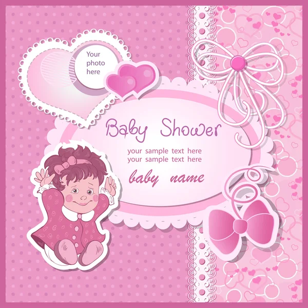 Baby shower — Stock Vector