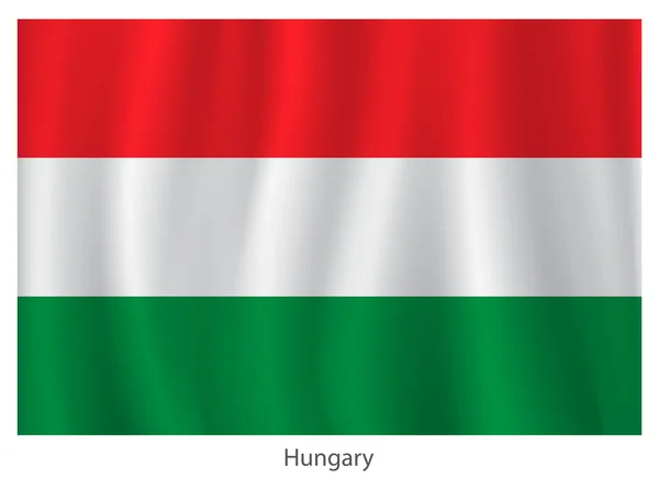 Hungary vector flag — Stock Vector