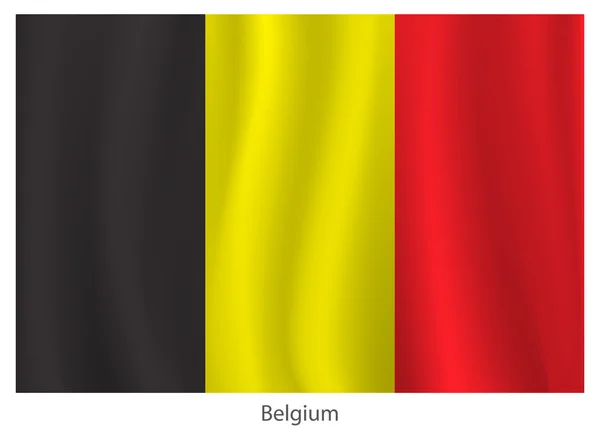 Belçika vektör bayrağı — Stok Vektör
