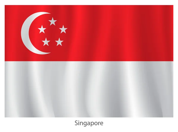 Σημαία της Σιγκαπούρης — Διανυσματικό Αρχείο