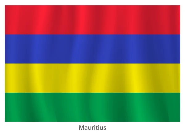 Mauritius bayrağı — Stok Vektör