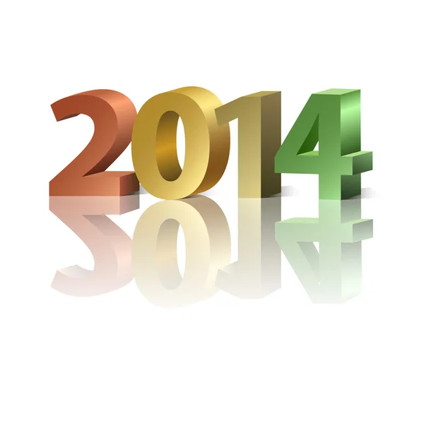 2014 Año Nuevo Antecedentes — Vector de stock