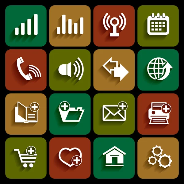 Conjunto de iconos web — Archivo Imágenes Vectoriales