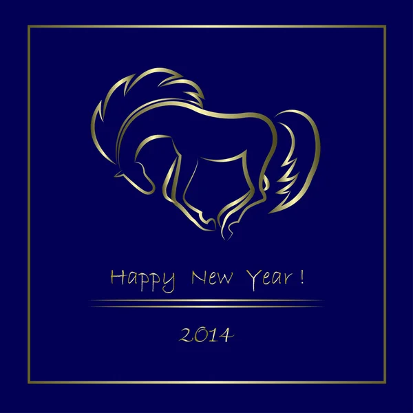 2014 nuovo anno sfondo — Vettoriale Stock