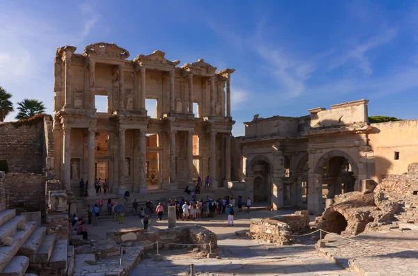 Celsus Library, Efesus, Tyrkia – stockfoto