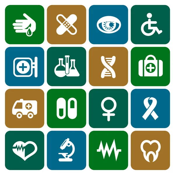 Set of medical icons — Stock Vector