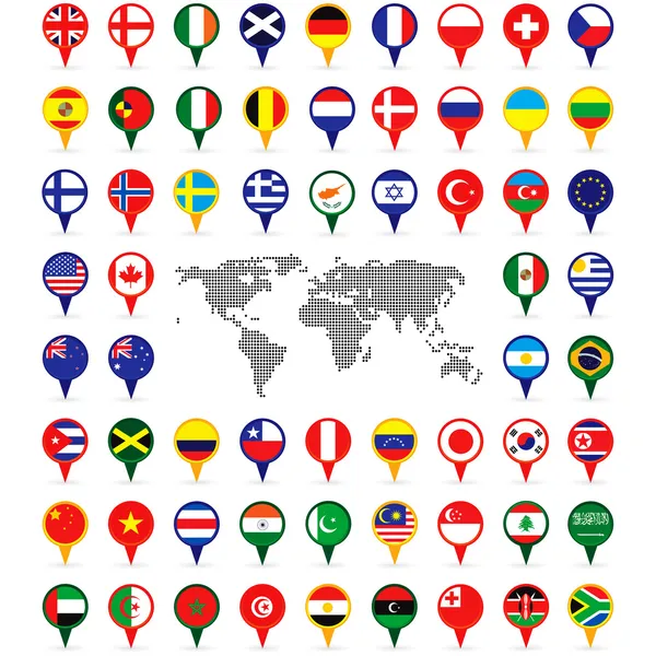 World flags — Stock Vector