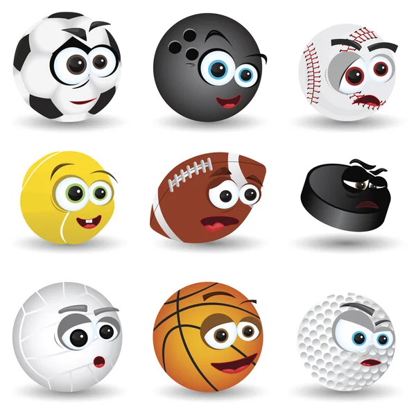 Sport ballen — Stockvector