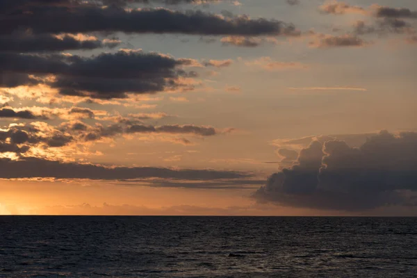 Puesta Sol Dramática Sobre Bahía Anaehoomalu Waikoloa Big Island Hawaii —  Fotos de Stock