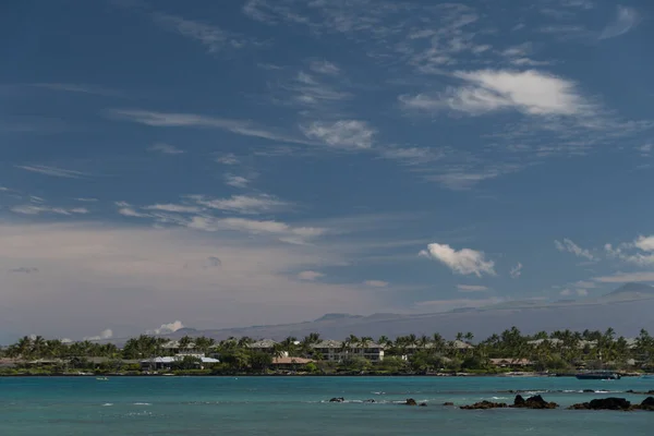 Promenader Vid Anaehoomalu Surfinglinje Waikoloa Big Island Hawaii — Stockfoto