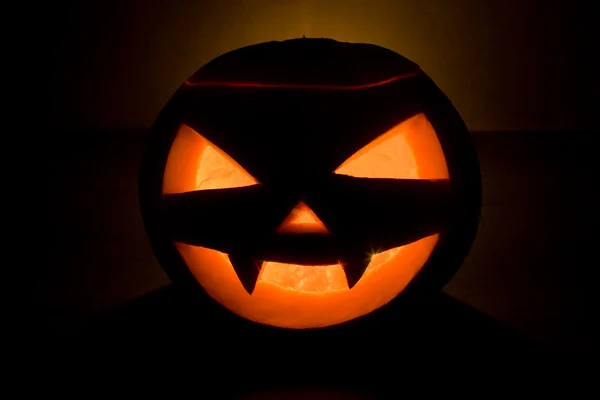 Halloween pumpkin head — Stock Photo, Image