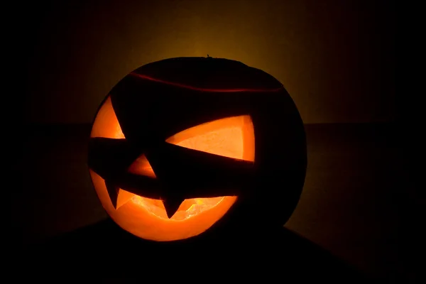 Halloween pumpkin head — Stock Photo, Image