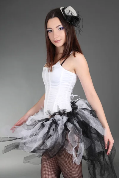 Young woman in ballet dress — Stock Photo, Image