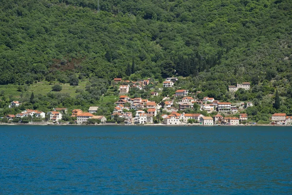 Weergave van oude stadje in montenegro — Stockfoto