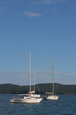 güzel denizde yelken yelkenli