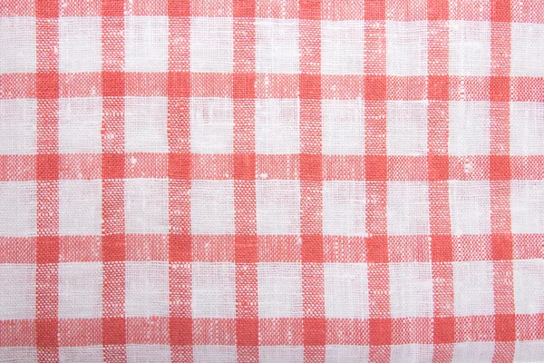 赤と白のストライプ シームレスなテーブル クロス — ストック写真