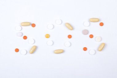 sos word metin renkli tabletleri, hap ve kapsül yaptı