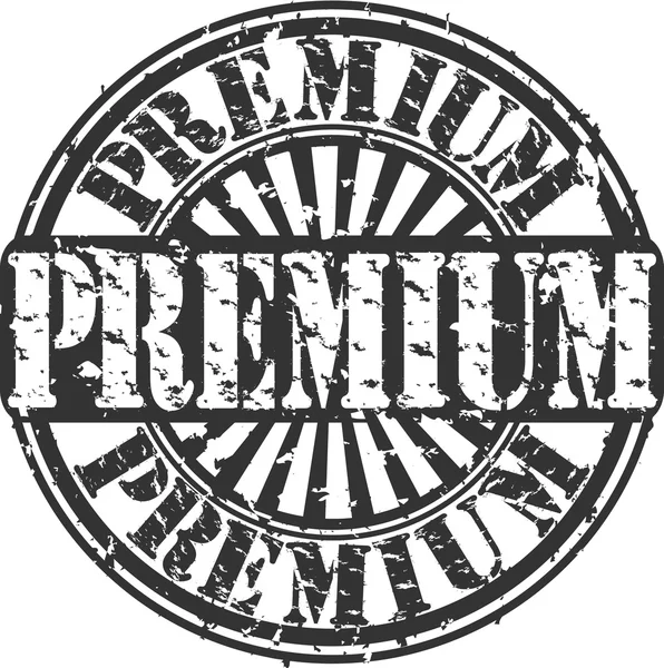 Carimbo de borracha Grunge premium, ilustração vetorial — Vetor de Stock