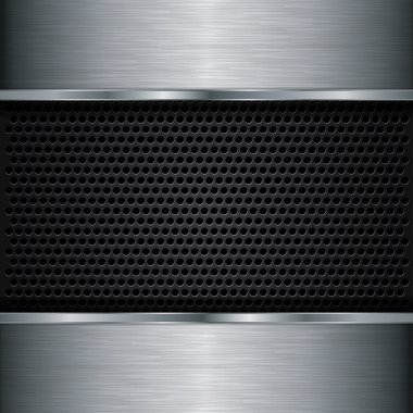 Metalik arka plan, vektör çizim