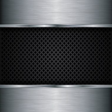 Metalik arka plan, vektör çizim