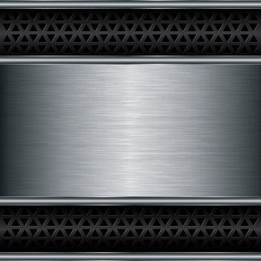 Metalik arka plan, vektör çizim