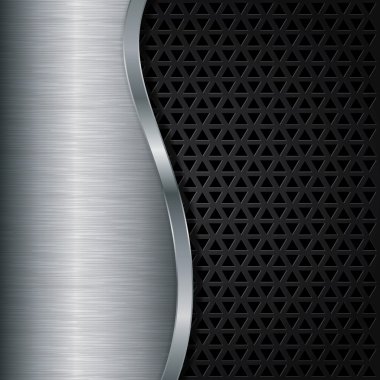 Metalik arka plan, vektör çizim